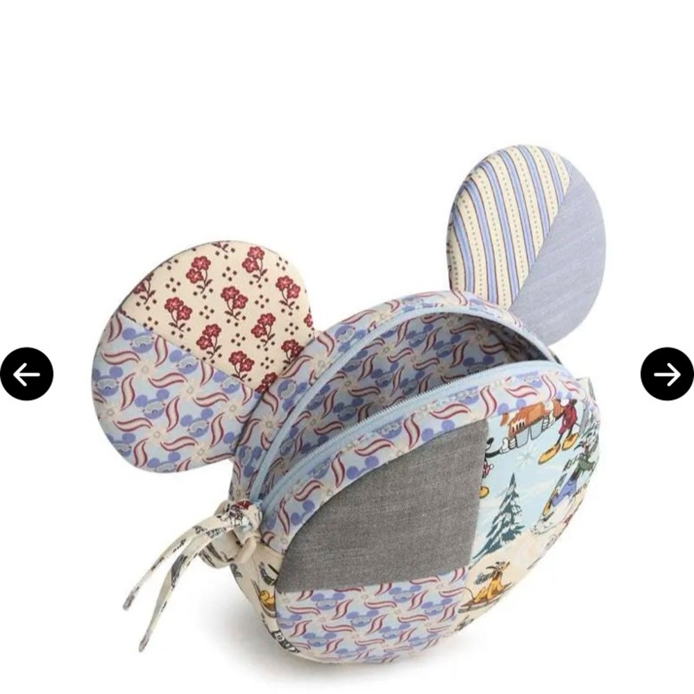 Vera Bradley Patchwork Mickey Mouse Ear Crossbody… - image 4